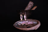 Mother of Pearl Pocket Knife Earrings