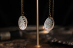 Tiny Abalone Shell Gold Threader Earrings