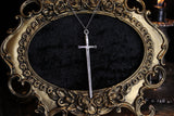 Silver Bastard Sword Necklace