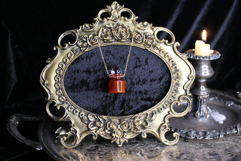 Small Blood Vial Necklace