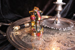 Black Skeleton and Botanical Resin Goddess