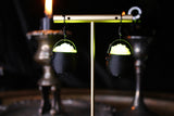 Green Light Up Bubbling Cauldron Earrings
