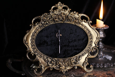 Battle Axe Necklace (Black Chain)