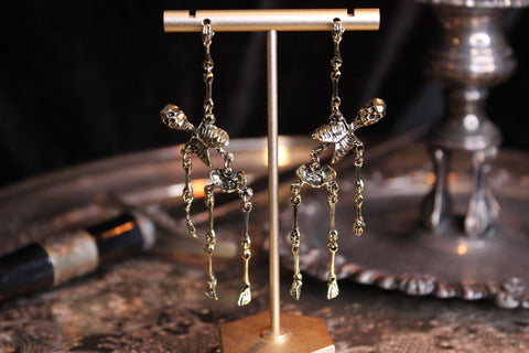 Gold Skelly Boi Earrings