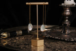 Tiny Abalone Shell Gold Threader Earrings