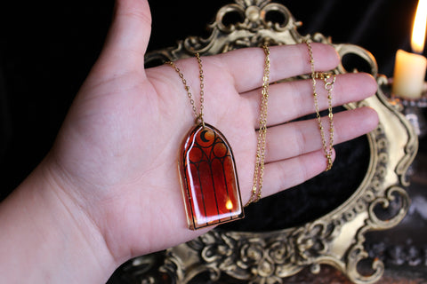 Cathedral Window Necklace