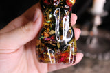 Black Skeleton and Botanical Resin Goddess