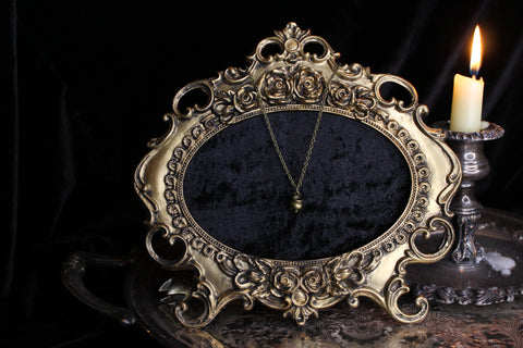 Bronze Cauldron Necklace