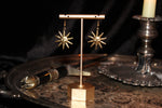 Brass Sun Earrings