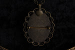 Skeleton Cameo With Mermaid Crown Necklace
