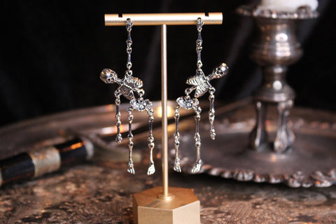 Silver Skelly Boi Earrings