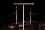 Bursting Star Mini Sword Earrings