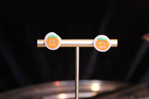 Big Pillsbury Pumpkin Cookie Earrings