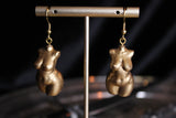 Plus Size Gold Goddess Earrings