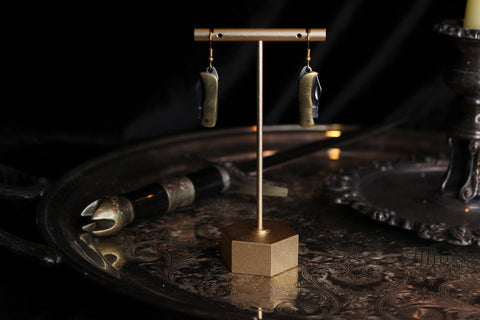 Gold Pocket Knife Earrings