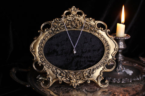 Silver Cauldron Necklace