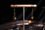 Bronze Cauldron Earrings
