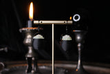 Green Light Up Bubbling Cauldron Earrings