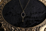 Bronze Hand Mirror Necklace