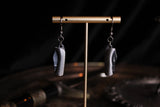 Silver Pocket Knife Earrings