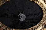 Skull and Pirate Coin Cord Necklace
