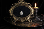 Woman and Skull Cameo Necklace