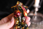 Black Skeleton and Botanical Resin Goddess