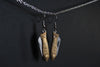 Gold Fish Pocket Knife Earrings