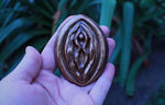 Golden Vulva Art Piece