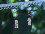 Custom Pride Flag Brick Earrings