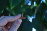 Plain Brick Stud Earrings