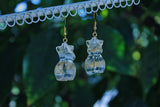 Plus Sized Gold Leaf Goddess Earrings