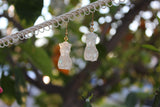 Straight Sized Curvaceous Opalescent Goddess Earrings