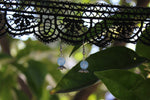 Angelite? Mini Sphere Earrings With Silver Stand