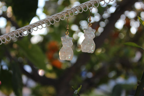 Plus Sized Opalescent Goddess Earrings