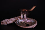Mother of Pearl Pocket Knife Earrings