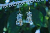 Plus Sized Gold Leaf Goddess Earrings