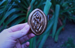Golden Vulva Art Piece