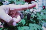 Smoky Bat Coffin Hoops